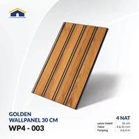 Golden Wallpanel 30 cm 4 Lines Double WP4 003