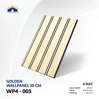 Golden Wallpanel 30 cm 4 Lines Double WP4 005