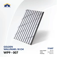 Golden Wallpanel 30 cm 9 Lines Double WP9 007