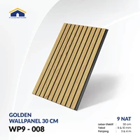 Golden Wallpanel 30 cm 9 Lines Double WP9 008