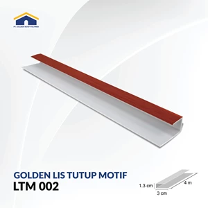 Golden PVC Ceiling Cover Moulding LTM 002