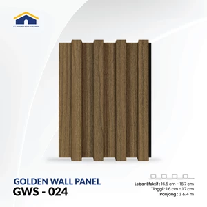 Wall Panel 3D WPC Golden Wallpanel GWS 024
