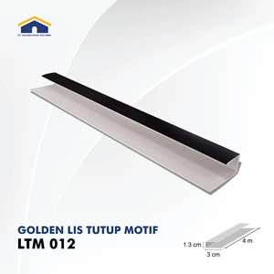 Lis Plafon PVC Golden Lis Tutup LTM 012