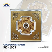 Golden Ornament SK 1003 Size 100 cm x 100 cm Lamp Fitting