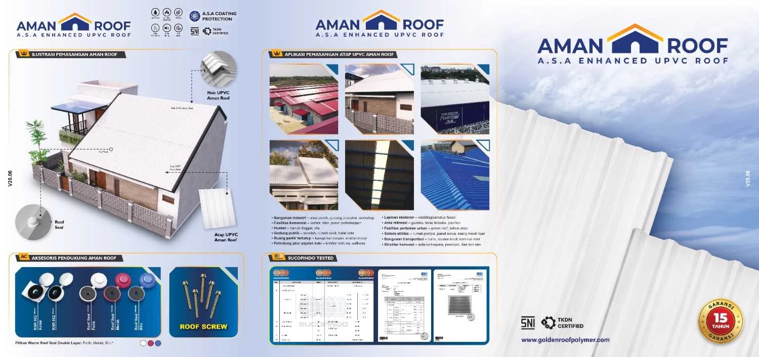 Aman Roof Hadir dengan Ukuran Baru!