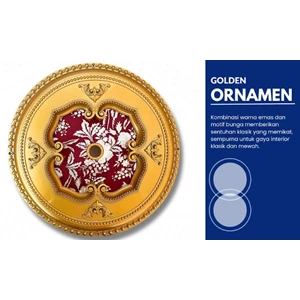 Golden Ornamen Fitting Lampu